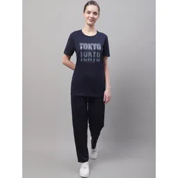 mack jonney VIMAL JONNEY Printed Cotton T-Shirt & Track Pants Co-Ords-picture-12