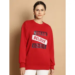 mack jonney VIMAL JONNEY Typography Printed Fleece Pullover Sweatshirt-picture-40