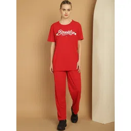 mack jonney VIMAL JONNEY Typography Printed Round Neck Cotton Tracksuit-picture-15