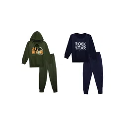 mack jonney VIMAL JONNEY Unisex Kids Pack of 2 Printed Sweatshirt with Joggers-picture-40