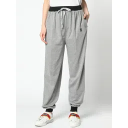 mack jonney VIMAL JONNEY Women Grey Solid Joggers-picture-37