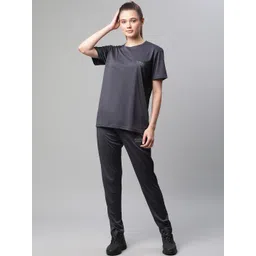 mack jonney VIMAL JONNEY Women Grey Solid Tracksuit-picture-21