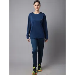 mack jonney VIMAL JONNEY Women Solid Dry-fit Knitted Tracksuit-picture-29