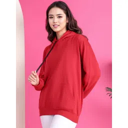 MACK JONNEY Women Solid Hooded Sweatshirt image 3