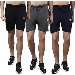 Regular Fit Multicolor Men Shorts(Pack of 3-MACK634329)-image-34