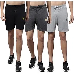Regular Fit Multicolor Men Shorts(Pack of 3) MACK636255-image-36