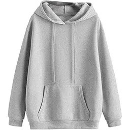 Mack Jonney Solid Hooded Cotton Fleece Sweatshirt for WOMEN-VMACK639218-picture-10