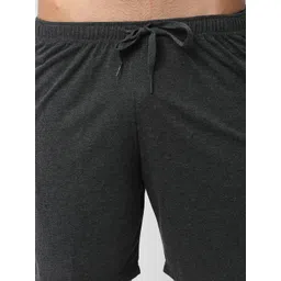 mack jonney VIMAL JONNEY Men Grey Melange & Black Printed Night suit image 2