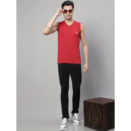 mack jonney VIMAL JONNEY Pure Cotton Gym Vest image 5