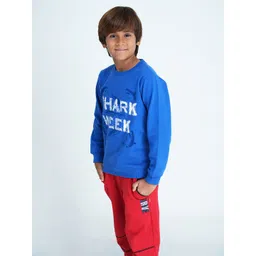 mackly Boys Blue Printed Sweatshirt-picture-29
