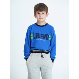 mackly Boys Blue Printed Sweatshirt-picture-23