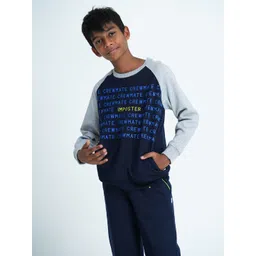 mackly Boys Navy Blue Printed Sweatshirt-picture-10