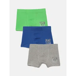 mackly Boys Pack Of 3 Inner Elastic Mid-Rise Boxers-picture-25