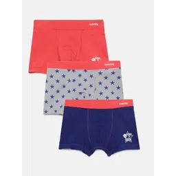 mackly Boys Pack of 3 Printed Trunks-picture-36