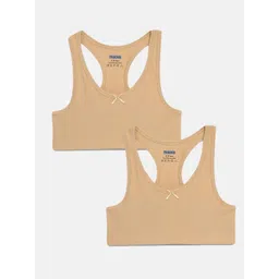 mackly Girl Pack of 2 Full Coverage Non Padded Beginners Bra-All Day Comfort-picture-22