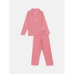 mackly Girls Checked Night Suit-picture-37