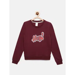 mackly Girls Maroon Sweatshirt-picture-21