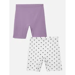 mackly Girls Pack Of 2 Geometric Printed Shorts-picture-15