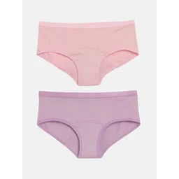 mackly Girls Pack Of 2 Mid Rise Period Leak Proof BriefsGPPP-02-05-picture-12