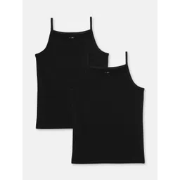 mackly Girls Pack Of 2 Non-Padded Shoulder Strap Camisoles-picture-13