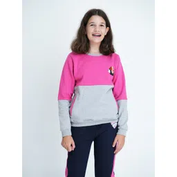 mackly Girls Pink Sweatshirt-picture-25