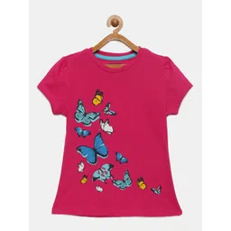 mackly Girls Printed Pure Cotton Lounge T-shirt-picture-41