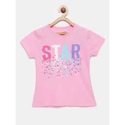 mackly Girls Printed Pure Cotton Lounge Tshirt-picture-55