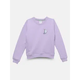 mackly Girls Round Neck Pullover Sweatshirt-picture-17