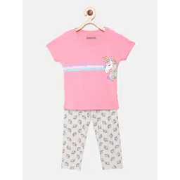 mackly Girls Unicorn Printed Night suit-picture-32