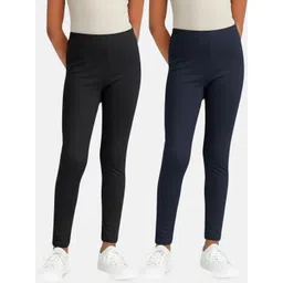 mackly Pack Of 2 Cotton Ankle Length Leggings-picture-15