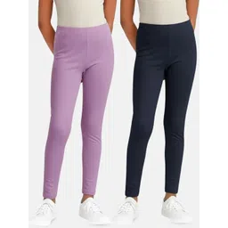 mackly Pack Of 2 Cotton Ankle Length Leggings-picture-27