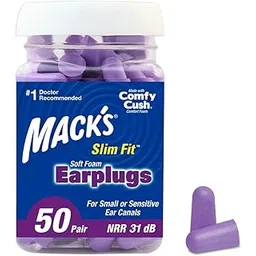 Mack's Ear Care Slim Fit Soft Foam Earplugs, 50 Pair-picture-30
