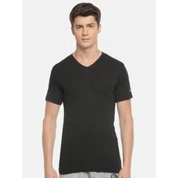 Macroman M-Series V-Neck Short Sleeves Pure Cotton T-shirt-picture-13