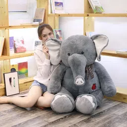 macros Premium Quality Elephant Soft Toys For kids , Girls & Birthday Gift Teddy Bear - 100 cm-picture-30