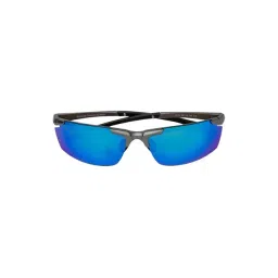 MacV Blue Polarised and UV Protected Lens Wraparound Unisex Sunglasses-picture-29