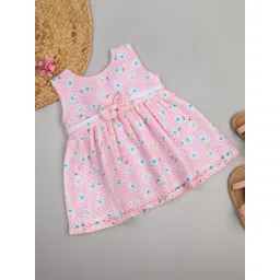 Macwin Girl Floral Printed Fit & Flare Dress-picture-44