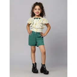 Macwin Girls Floral Printed Top & Shorts-picture-23