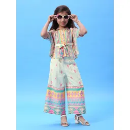 Macwin Girls Printed Top with Palazzos-picture-34