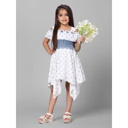 Macwin Polka Dot Print Flutter Sleeve Fit & Flare Midi Dress-picture-55