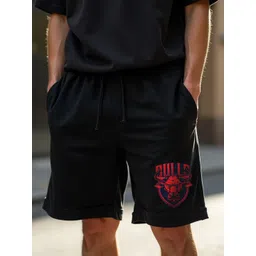 Mad Over Print Men Typography Printed Loose Fit Shorts-picture-35