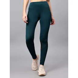 madact Solid Women Dark Green Tights-picture-16