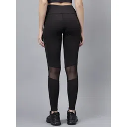 madact Solid Women Black Tights image 2