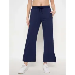 MADAME M Secret Blue Plain Track Pant-picture-32