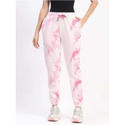 MADAME M Secret Pink Cotton Printed Joggers-picture-31