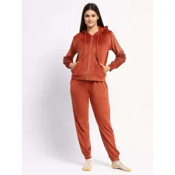 MADAME M Secret Rust Plain Night Suit-picture-32