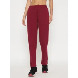 Madame M Secret Wine Cotton Regular Fit Printed Trackpants-picture-19