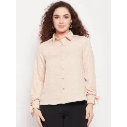 MADAME Beige Check Shirt-picture-17