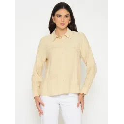 MADAME Beige Embroidered Shirt-picture-43