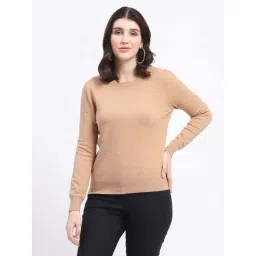 MADAME Beige Plain Sweater-picture-42
