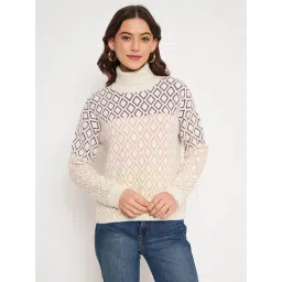 MADAME Beige Printed Sweater-picture-44